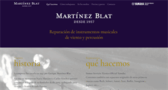 Desktop Screenshot of martinezblat.com